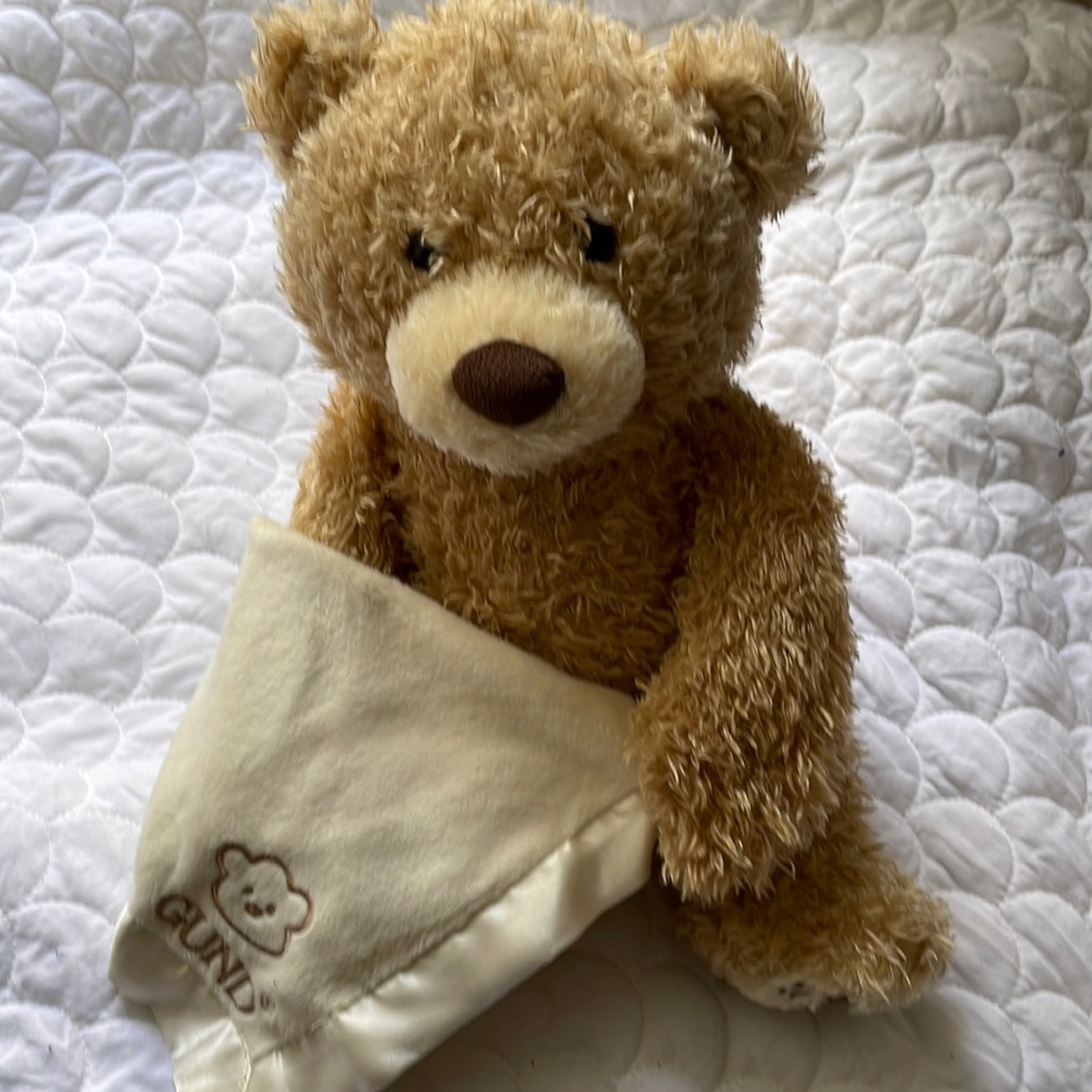 Plush peek a boo Bear